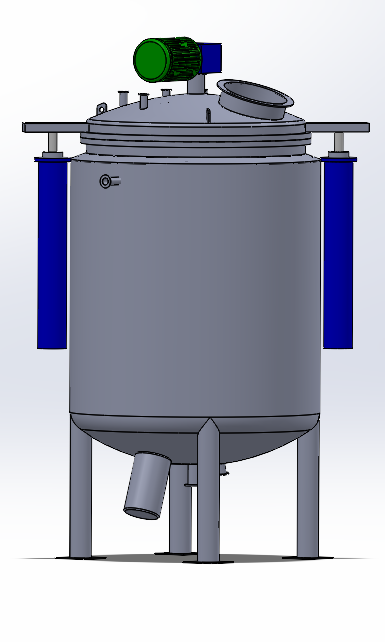 Ribbon Blender Mixer Alternate View